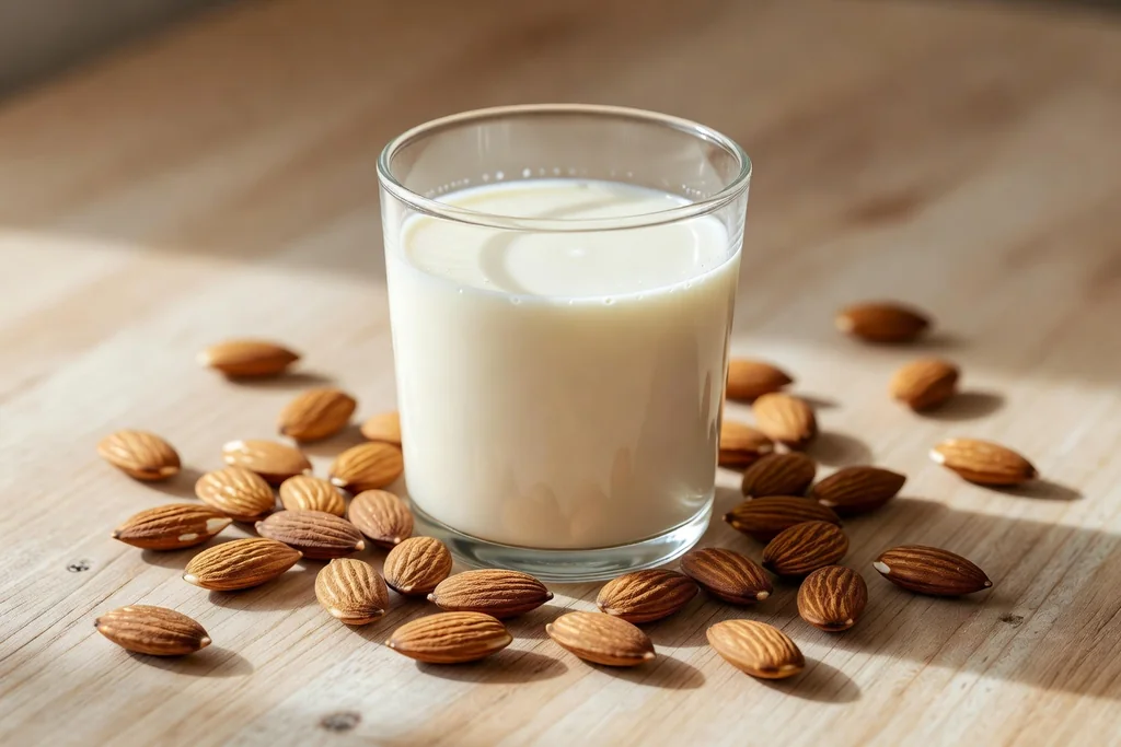 Bebida de almendra: ligera y aromatica