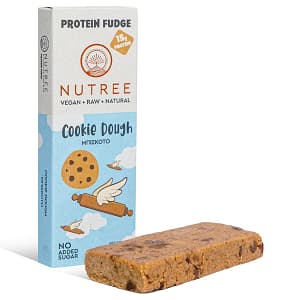 Barra de proteína fudge cookie dough - Nutree - Vegacelona tienda vegana online