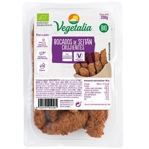 Bocaditos de seitan crujientes - Vegetalia - Vegacelona tienda vegana online