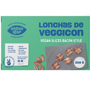 Lonchas de bacon vegano - Green Leaf by Vegan Nutrition - Vegacelona Tienda vegana online