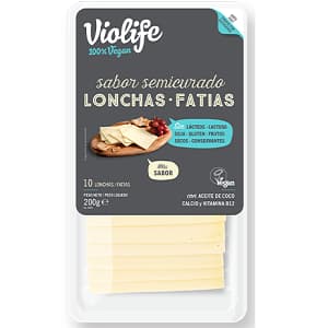 Lonchas estilo semicurado - Violife - Vegacelona tienda vegana online