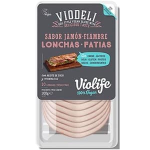 Lonchas sabor jamón viodeli - Violife - Vegacelona tienda vegana online