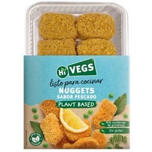 Nuggets sabor pescado - HiVegs - Vegacelona tienda vegana online