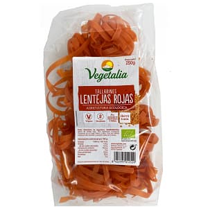 Tallarines de Lentejas rojas - Vegetalia comprar en tienda vegana online en barcelona vegacelona