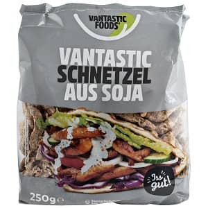 Trozos de soja texturizada Schnetzel - Vantastic foods - Vegacelona tienda vegana online
