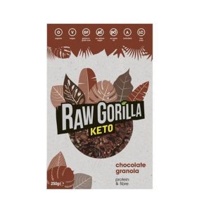 comprar Granola Keto de Chocolate Raw Gorilla online tienda vegana en barcelona vegansbio