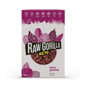 comprar granola vegana con frambuesa keto raw gorilla tienda vegana online barcelona vegacelona