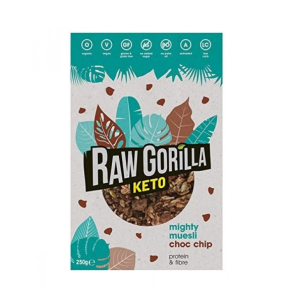 comprar muesli keto con chips de cacao raw gorilla tienda vegana online barcelona vegacelona